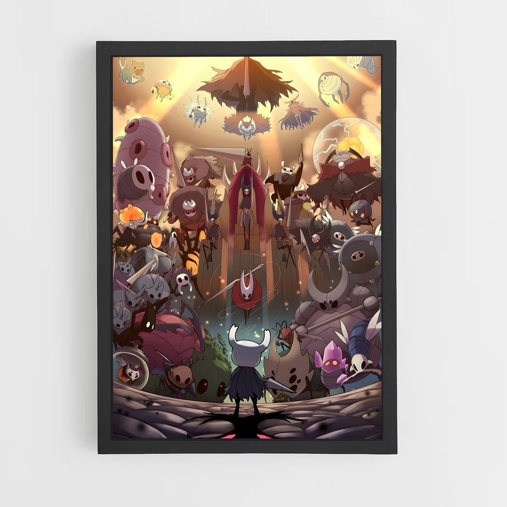 Poster Pokémon Circle – affiche Hollow Knight (vue 2)